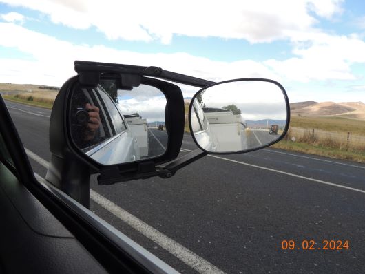 Mirrors on Road to Hobart